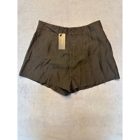 Shinestar Pants - Shinestar Black High-waisted Tailored Shorts Womens Size Xl Casual Outdoor